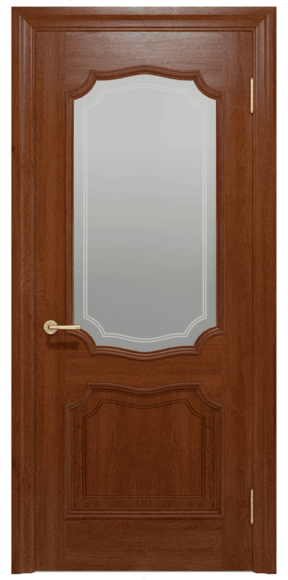 Міжкімнатні двері «Луідор» ПЗ шпоновані Дубом.