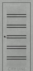 Бетон Чикаго/Чорне скло