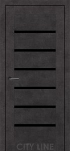 Онікс сірий/Чорне скло